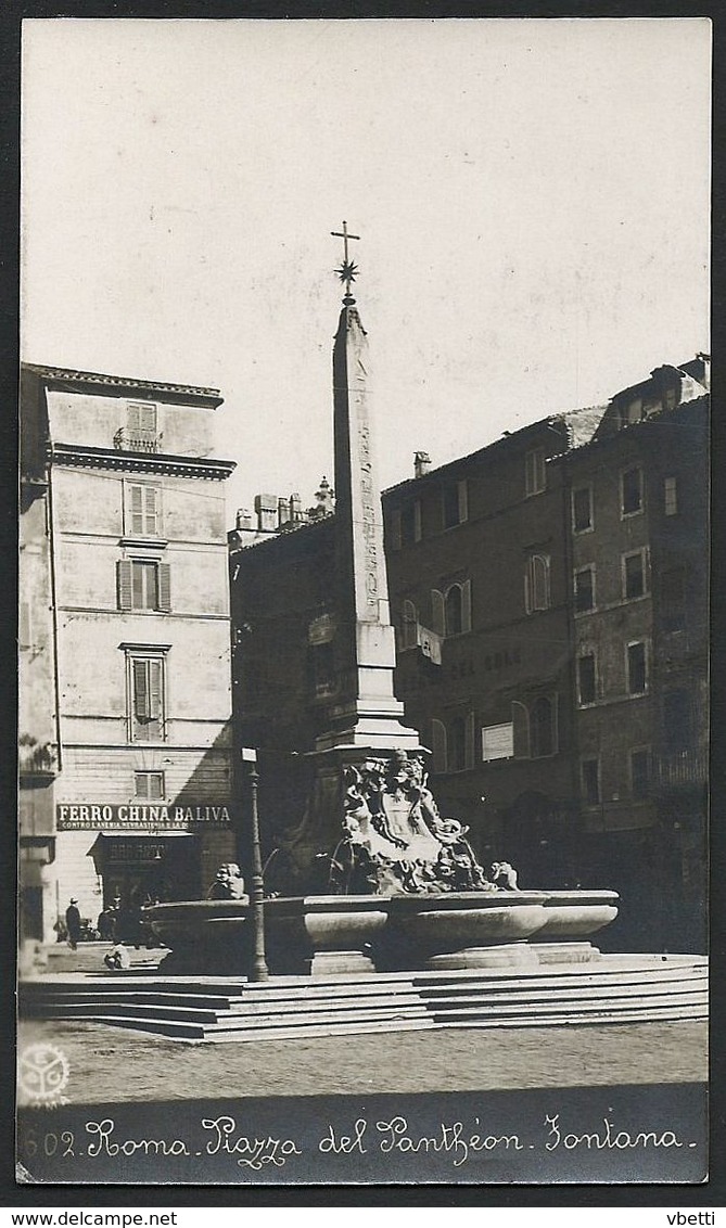 Italia / Italien / Italy: Roma, Piazza Del Panthéon - Fontana E Monumento A Giordano Bruno - Colecciones & Lotes