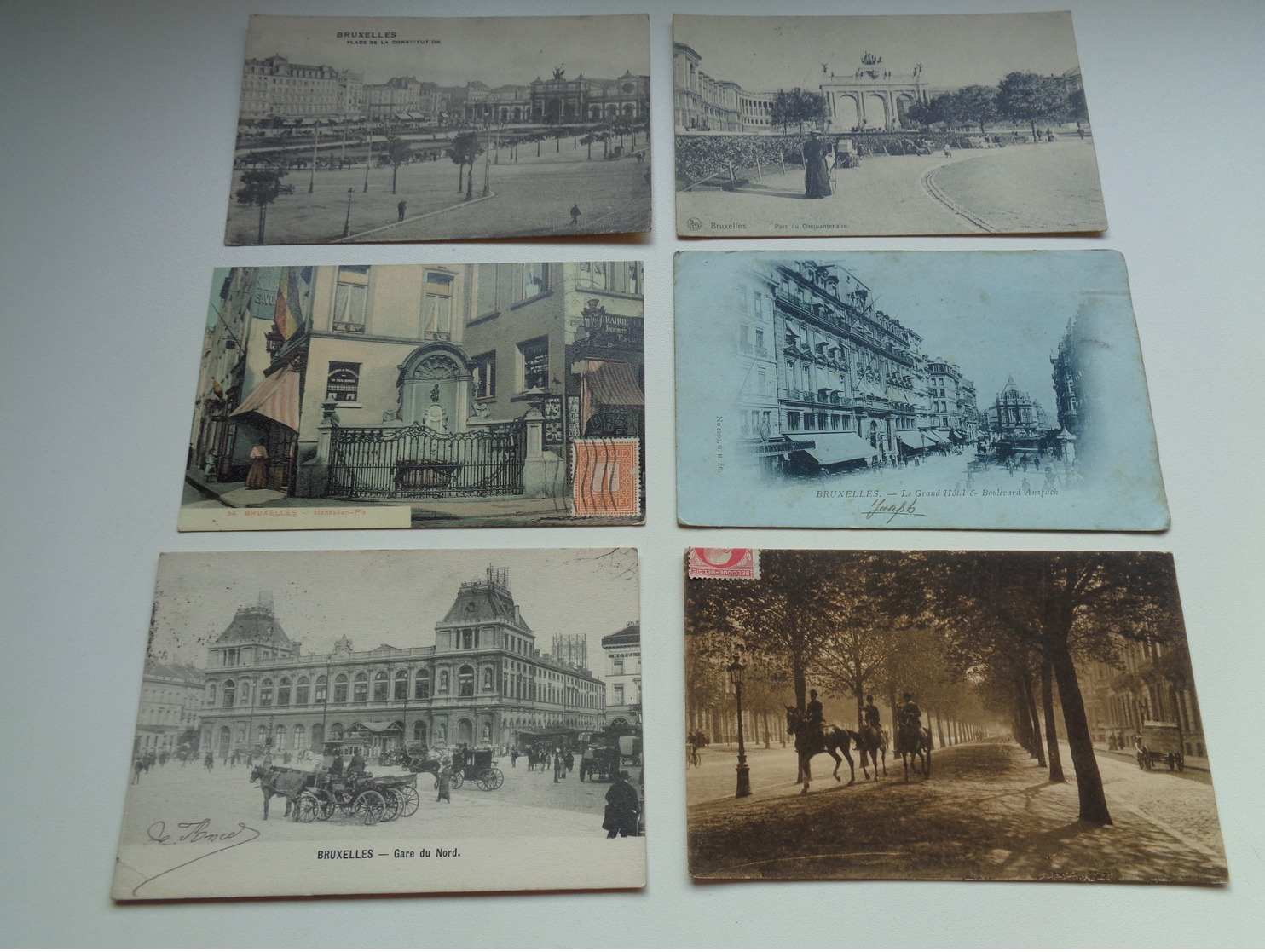 Beau Lot De 60 Cartes Postales De Belgique  Bruxelles      Mooi Lot Van 60 Postkaarten Van België  Brussel - 60 Scans - 5 - 99 Cartes