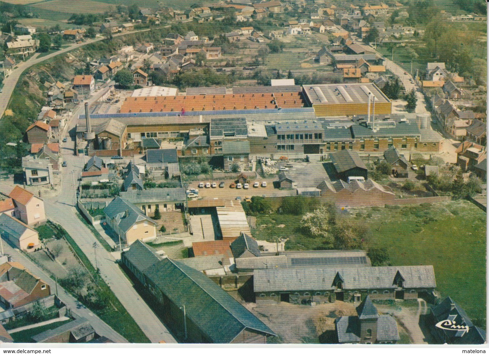 SOMME MOISLAINS VUE GENERALE AERIENNE - Moislains