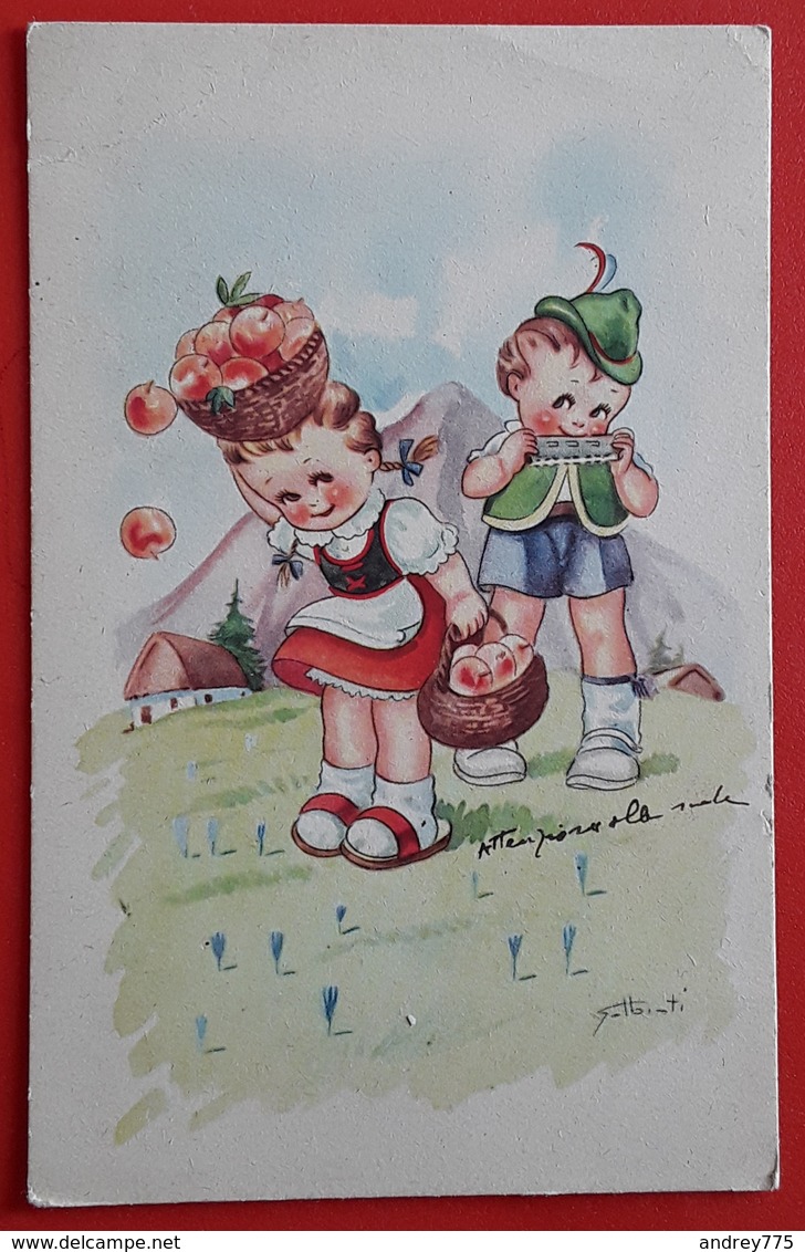 Cartolina Bambini - Illustratore Galbiati - Altri & Non Classificati