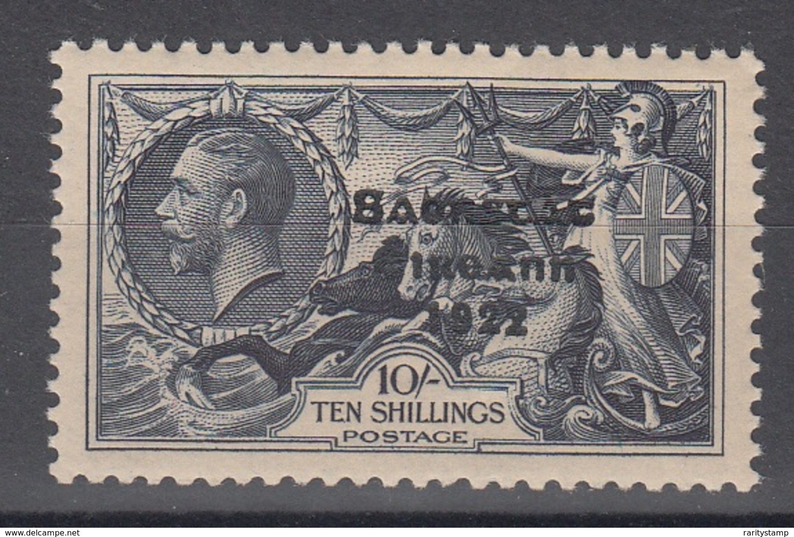 IRLANDA 1935 SG101 10/- INDIGO BLUE SUPERB STAMP CENTERED FULL PERF. MNH - Nuovi