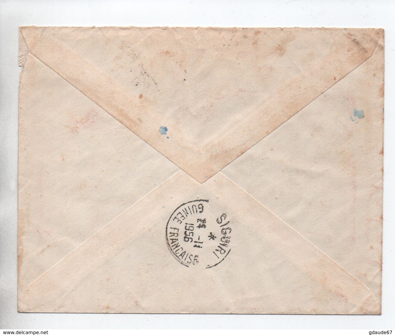 1956 - ENVELOPPE RECOMMANDEE De BAMAKO (SOUDAN FRANCAIS / AOF) - SEUL SUR LETTRE - Briefe U. Dokumente