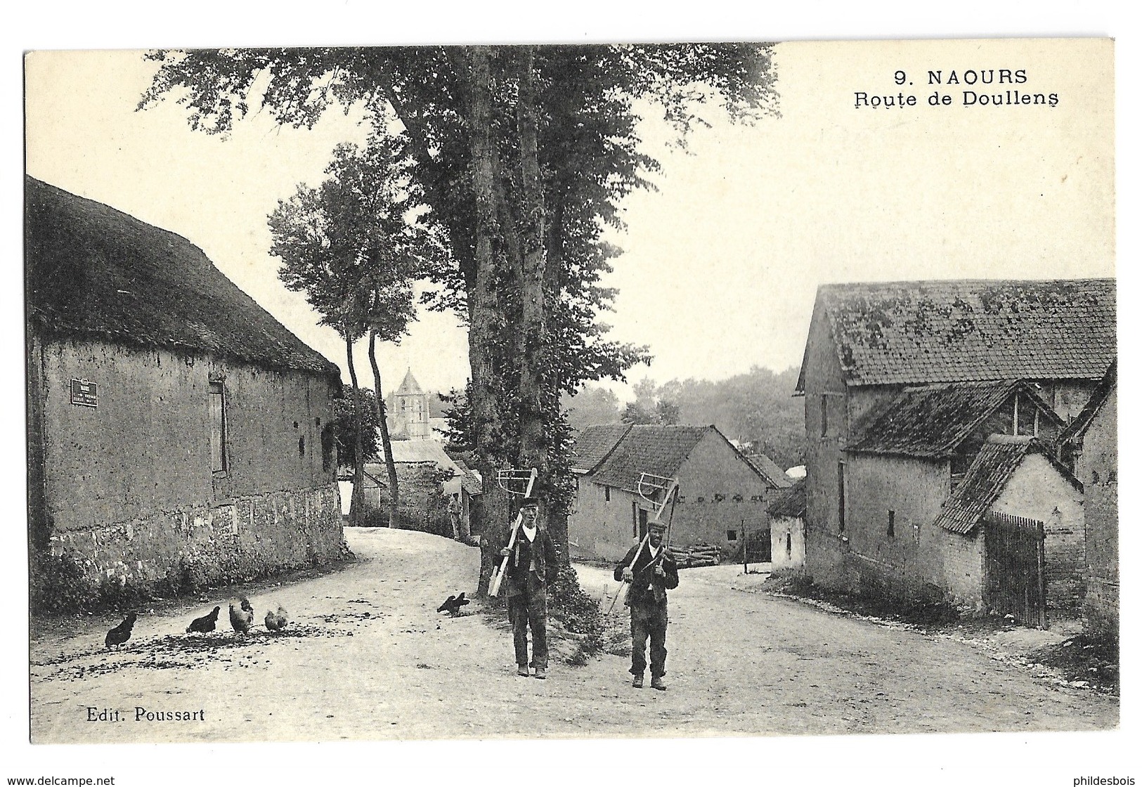 SOMME  NAOURS  Route De Doullens - Naours