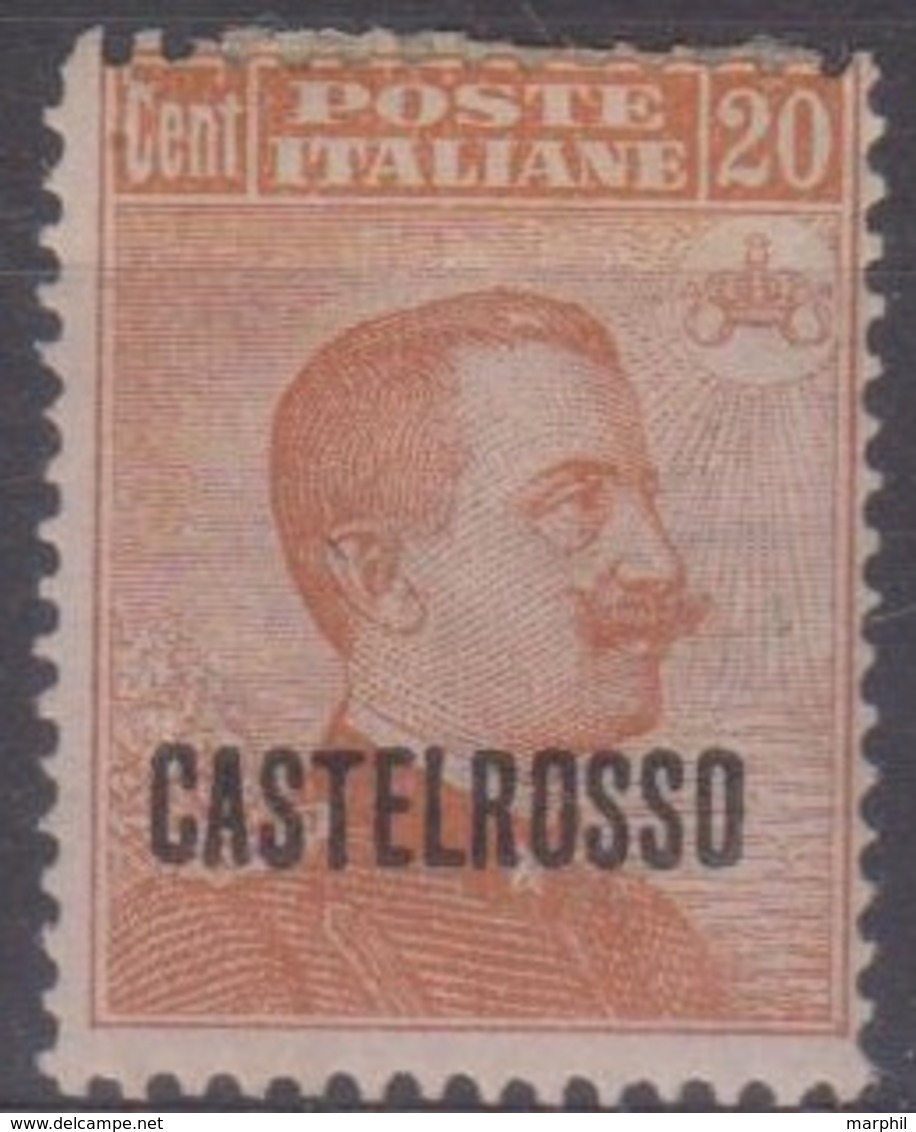 Italia Colonie Castelrosso 1922 SaN°4 MH/* Vedere Scansione - Castelrosso