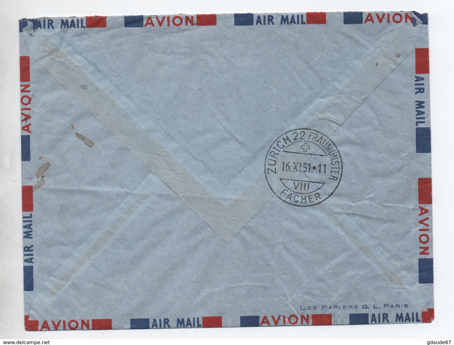 1951 - ENVELOPPE PAR AVION RECOMMANDEE De BAMAKO (SOUDAN FRANCAISE / AOF) - Storia Postale