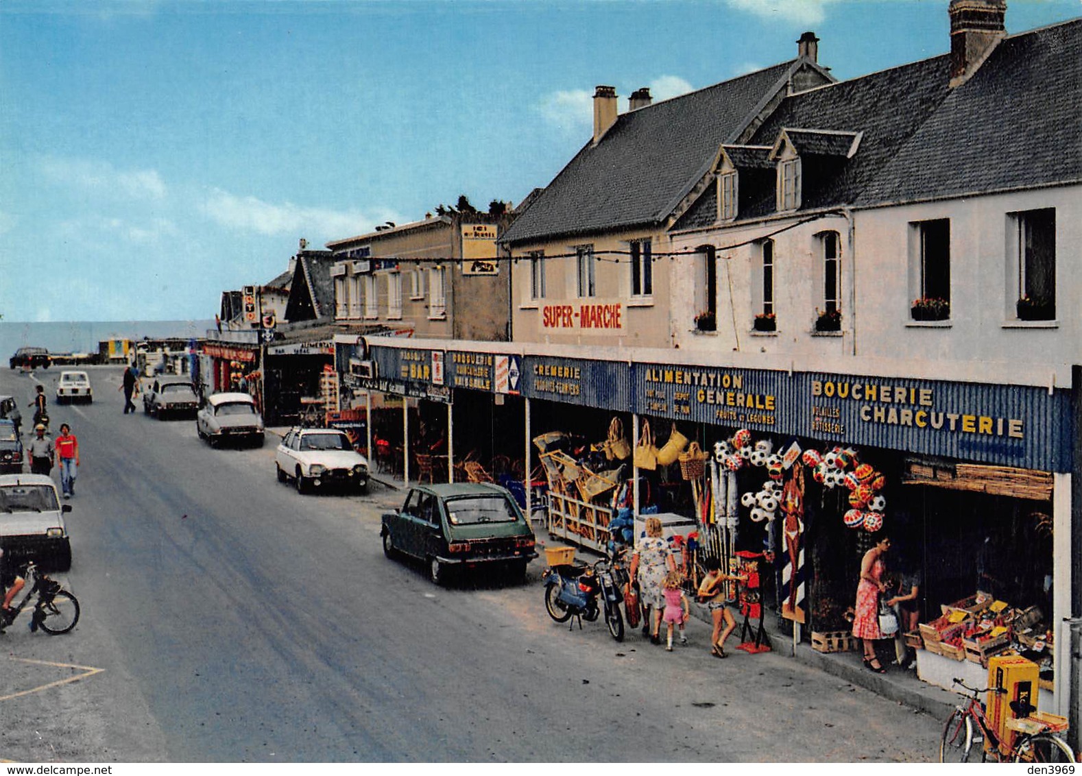 AGON-COUTAINVILLE - Avenue De La Mer "Au Passous" - Boucherie-Charcuterie, Alimentation, Crèmerie - Automobiles - Solex - Other & Unclassified