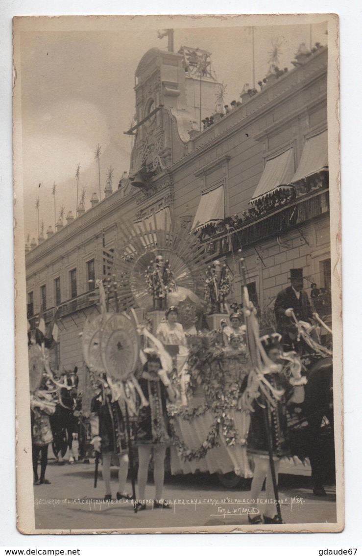 RECUERDO DEL Ier CENTENARIO DE LA ANDEPENCIA MEXICANA - CARRO DE EL PALACIO DE HIERRO (MEXICO) - Messico