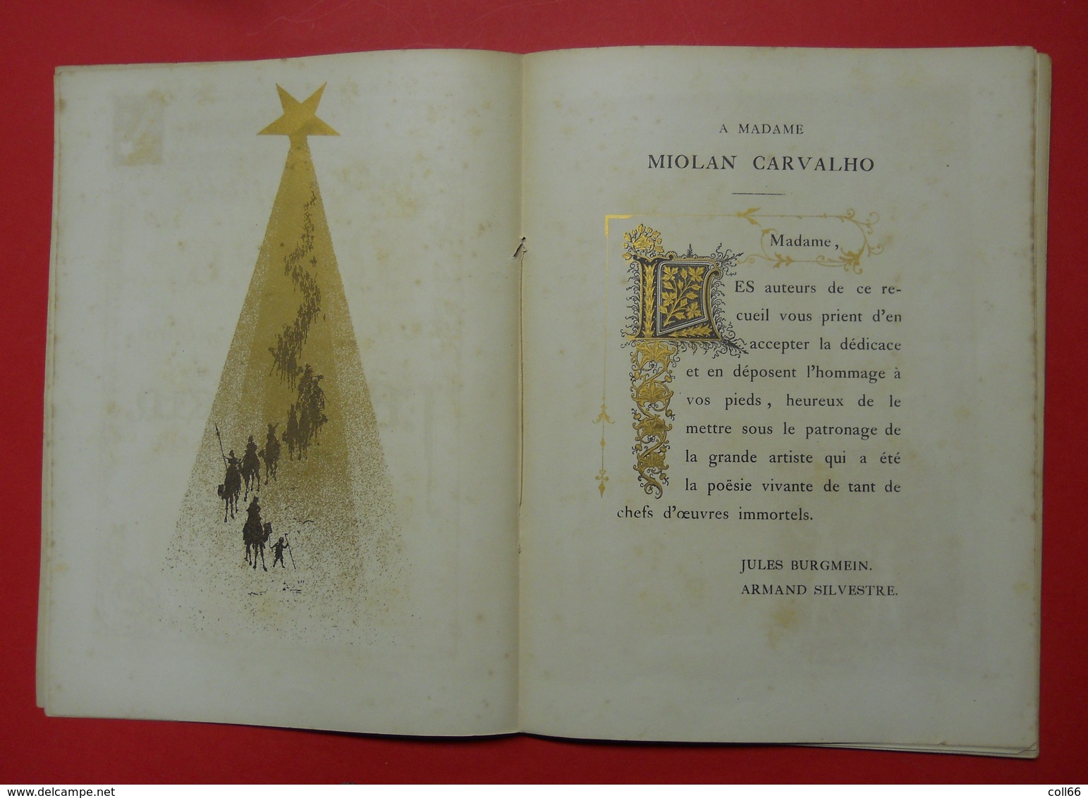 Contes De Noel Par Burgmein Texte Silvestre Illustrés A.Edel Dédié à Mme Miolan Carvalho éditeur Ricordi Paris Fin 19°S - Scores & Partitions