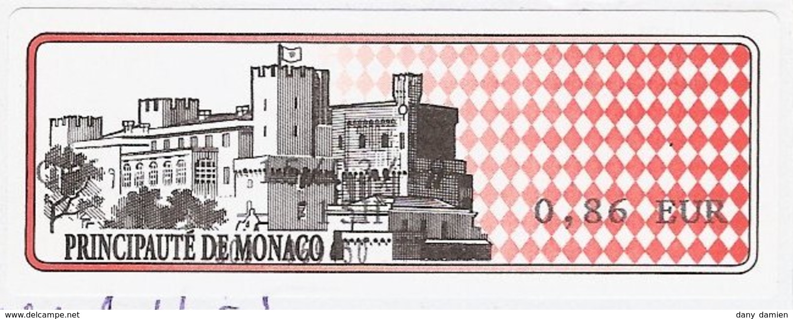 Monaco - Vignette D'Affranchissement - Principauté De Monaco - 0,86€ (2019) - Oblitérés