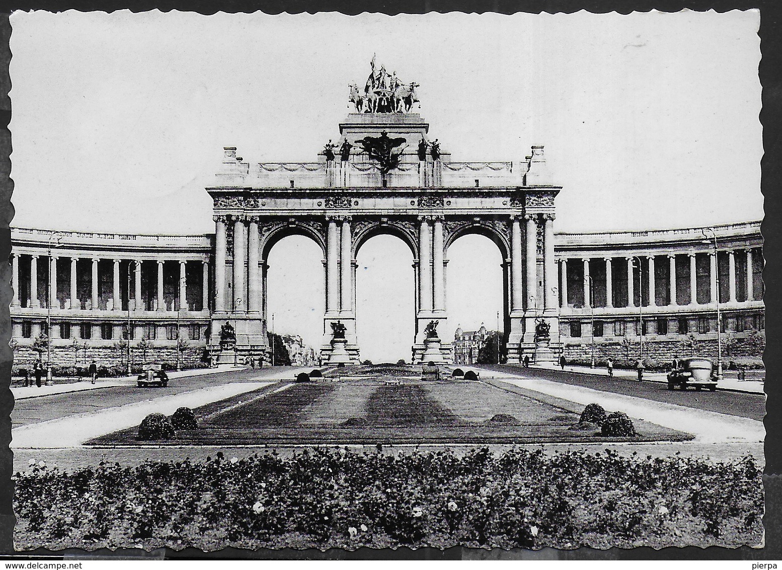 BRUXELLES - ARCADE MONUMENTALE DU CINQUANTENARIE - VIAGGIATA 1954 PER L'ITALIA - Monumenti, Edifici