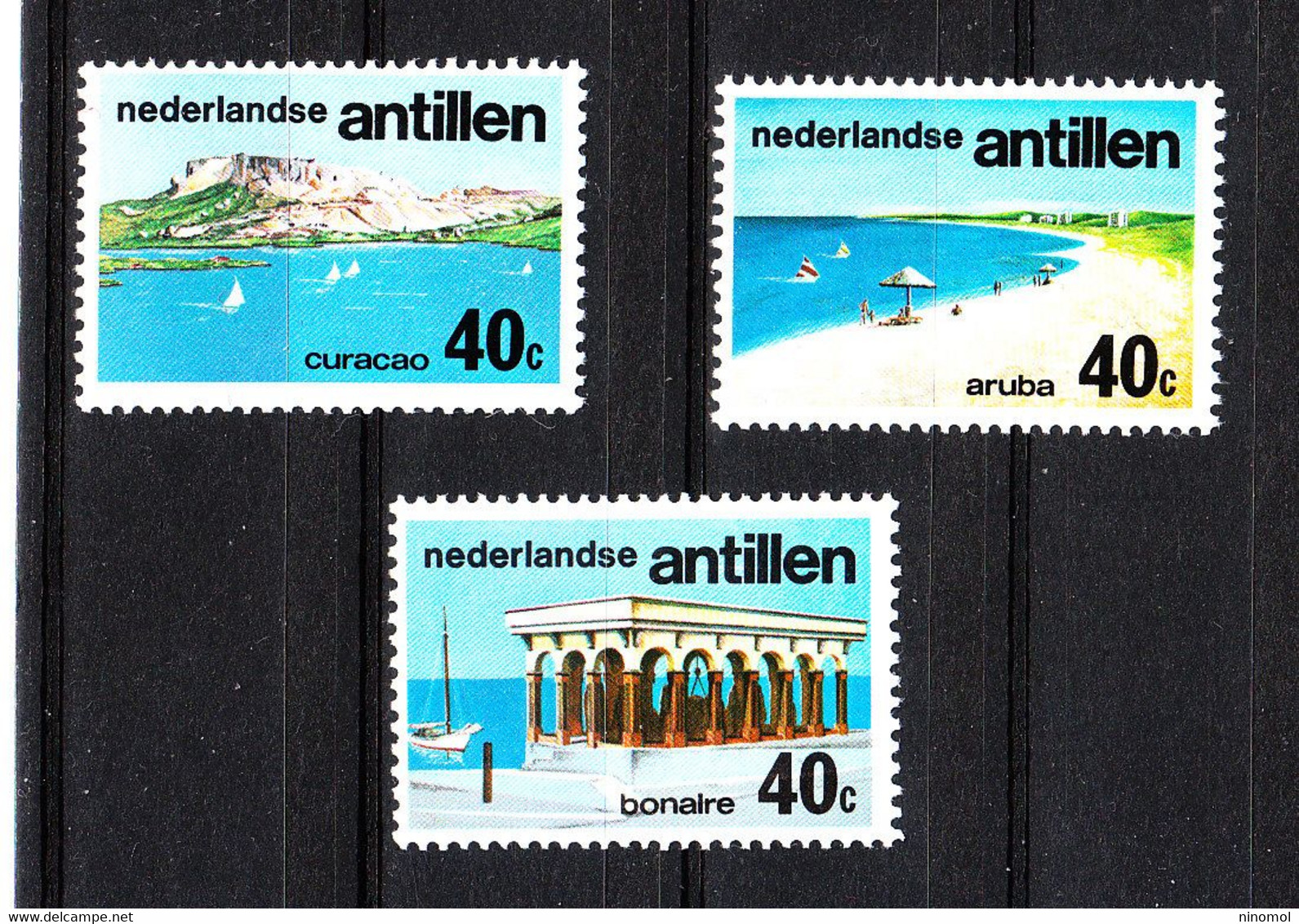 Antille  - 1976. Turismo Marittimo A Curacao, Aruba, Bonaire. Maritime Tourism. Complete MNH Series - Altri & Non Classificati