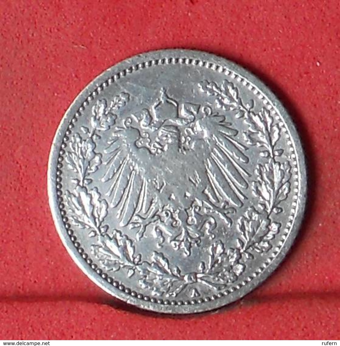 DEUTSCHES REICH 1/2 MARK 1906 A - ***SILVER***   KM# 17 - (Nº34309) - 1/2 Mark