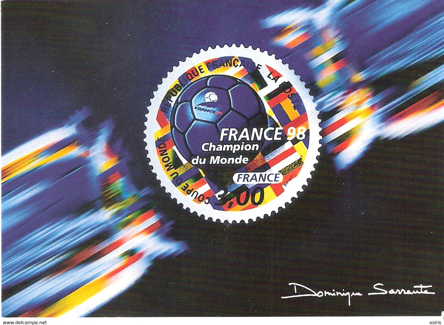 La France Championne: N°3140 En Carnet, Entier Postal, Cartes Souvenir, ... - Neufs