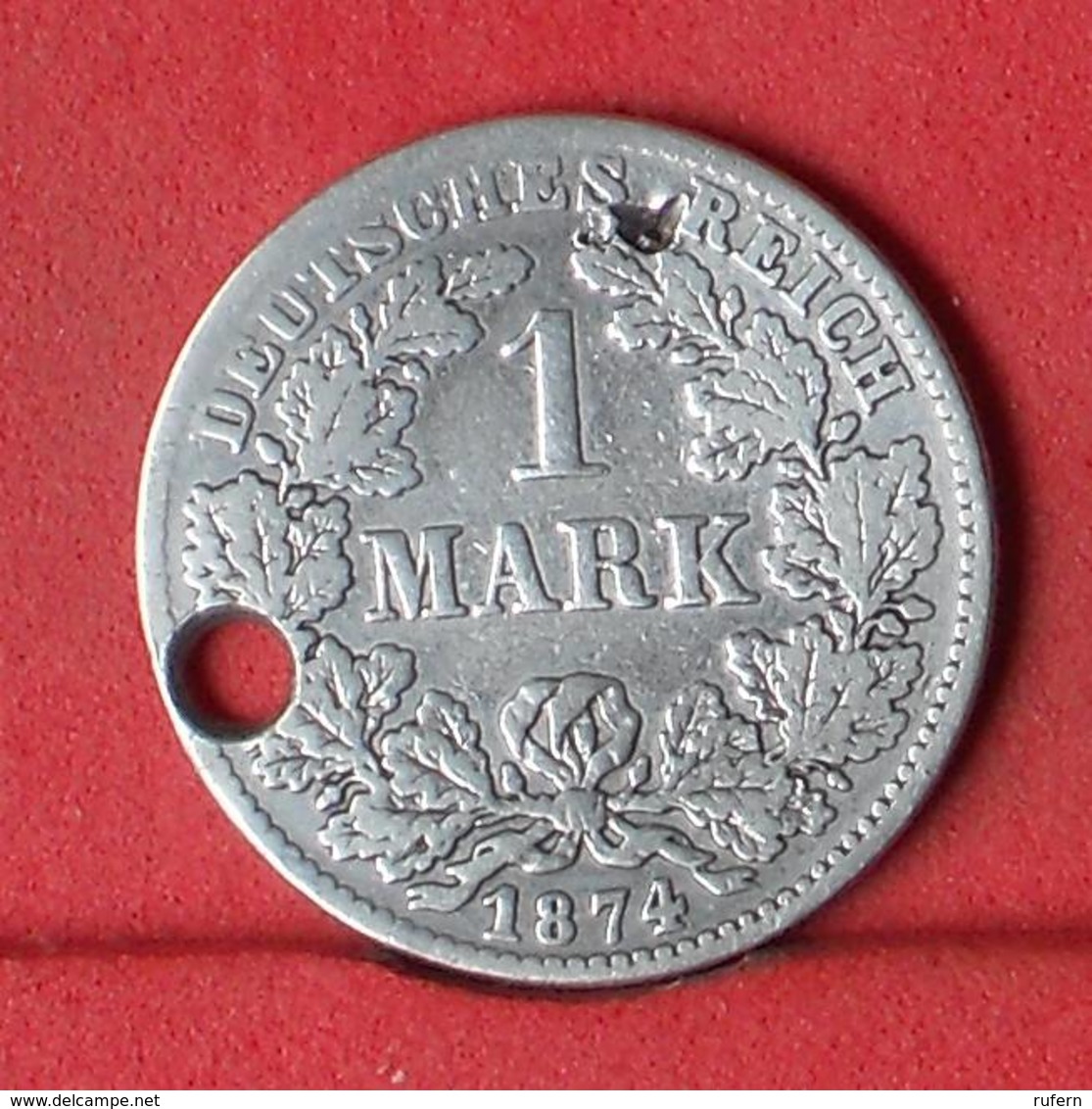 DEUTSCHES REICH 1 MARK 1874 D - ***SILVER***   KM# 7 - (Nº34310) - 1 Mark