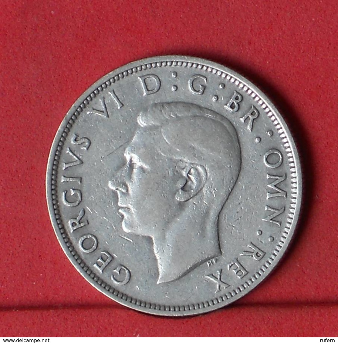 GREAT BRITAIN 1/2 CROWN 1946 - ***SILVER***   KM# 856 - (Nº34317) - K. 1/2 Crown