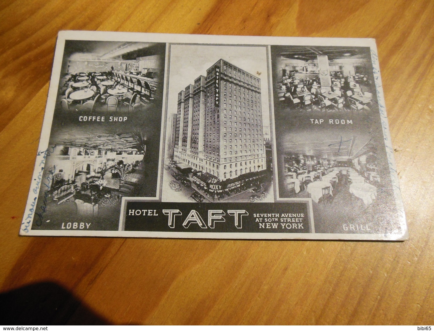 HOTEL TAFT SEVENTH AVENUE AT 50TH STREET COFFEE SHOP TAP ROOM LOBBY GRILL - Time Square