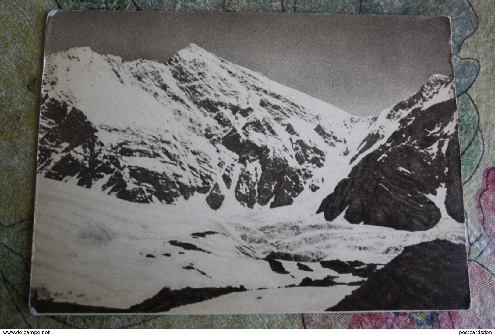 TAJIKISTAN - , Pamir Mountains - Old Soviet Postcard 1963 Mountaineering Alpinisme - Tajikistan