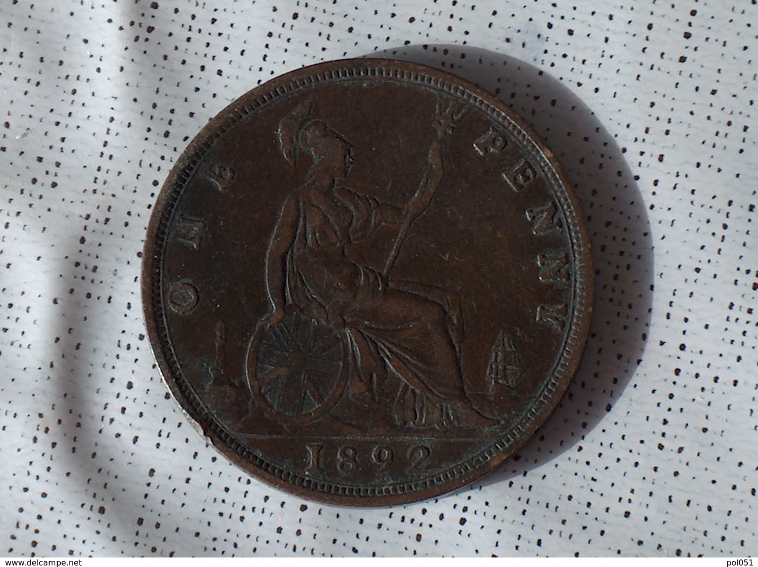 GRANDE BRETAGNE ROYAUME UNI UK 1 Penny 1892 - D. 1 Penny