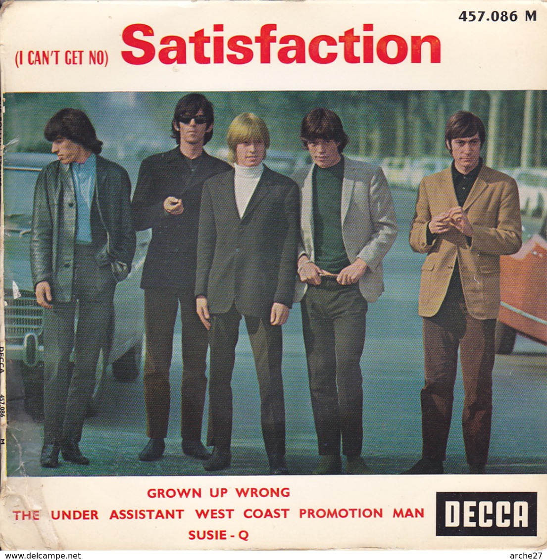 The ROLLING STONES - EP - 45T - Disque Vinyle - Satisfaction - 457086 - Autres - Musique Anglaise