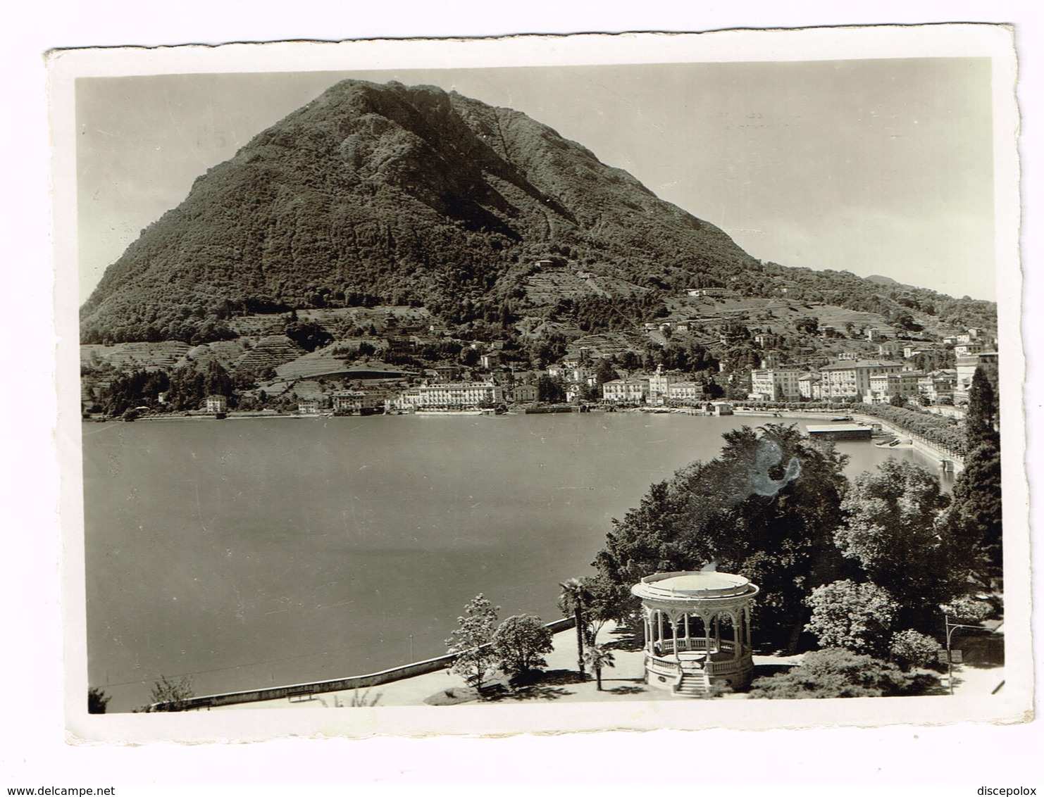 V5078 Lugano - Monte San Salvatore - Panorama Sul Lago / Viaggiata 1936 - Lugano