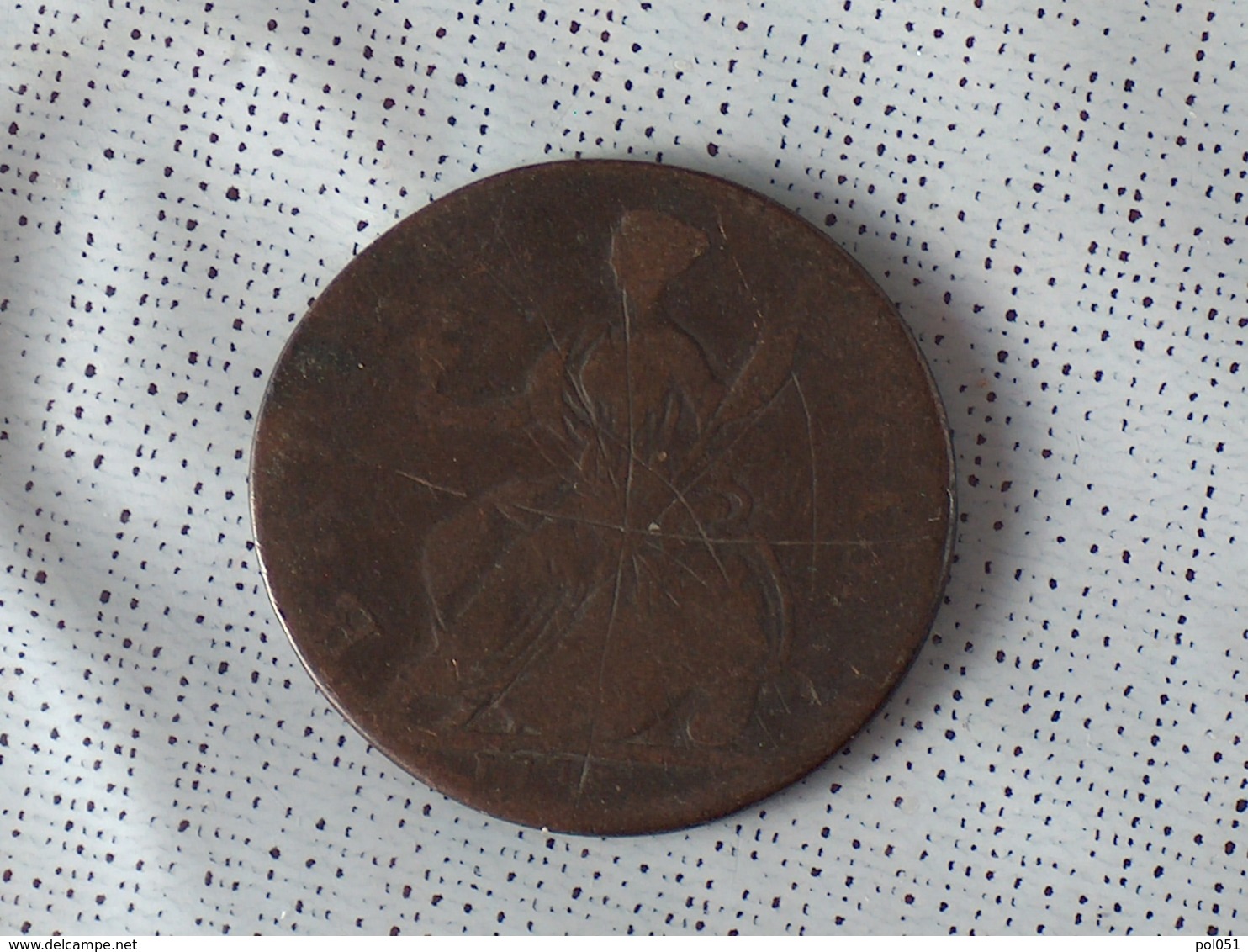 GRANDE BRETAGNE ROYAUME UNI UK 1 Half Penny 1775 - C. 1/2 Penny