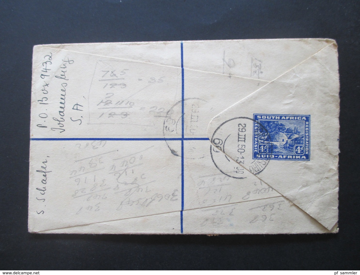 GB Kolonie Süd Afrika / South Afrika Registered Letter 1960 Johannesburg 1 Nach Pontypool England Air Mail / Luftpost - Cartas