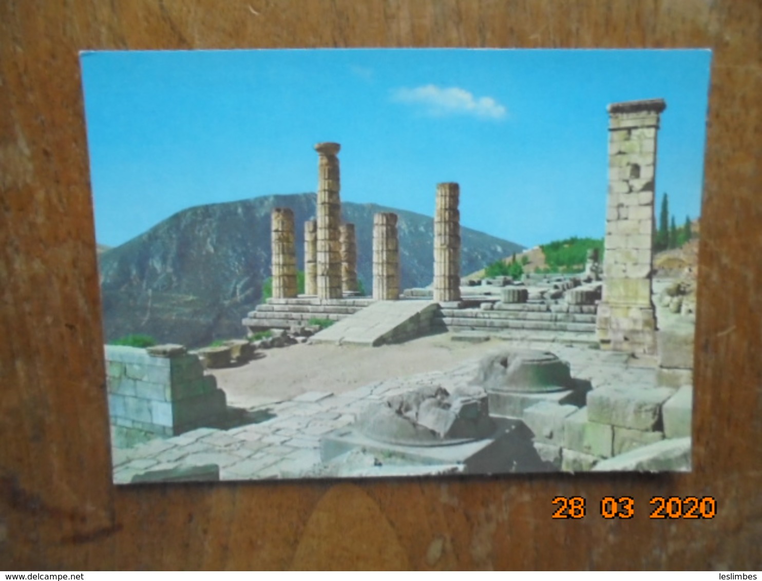 Delphi. The Temple Of Apollo, The Columns. Kruger 1166/5 - Grèce