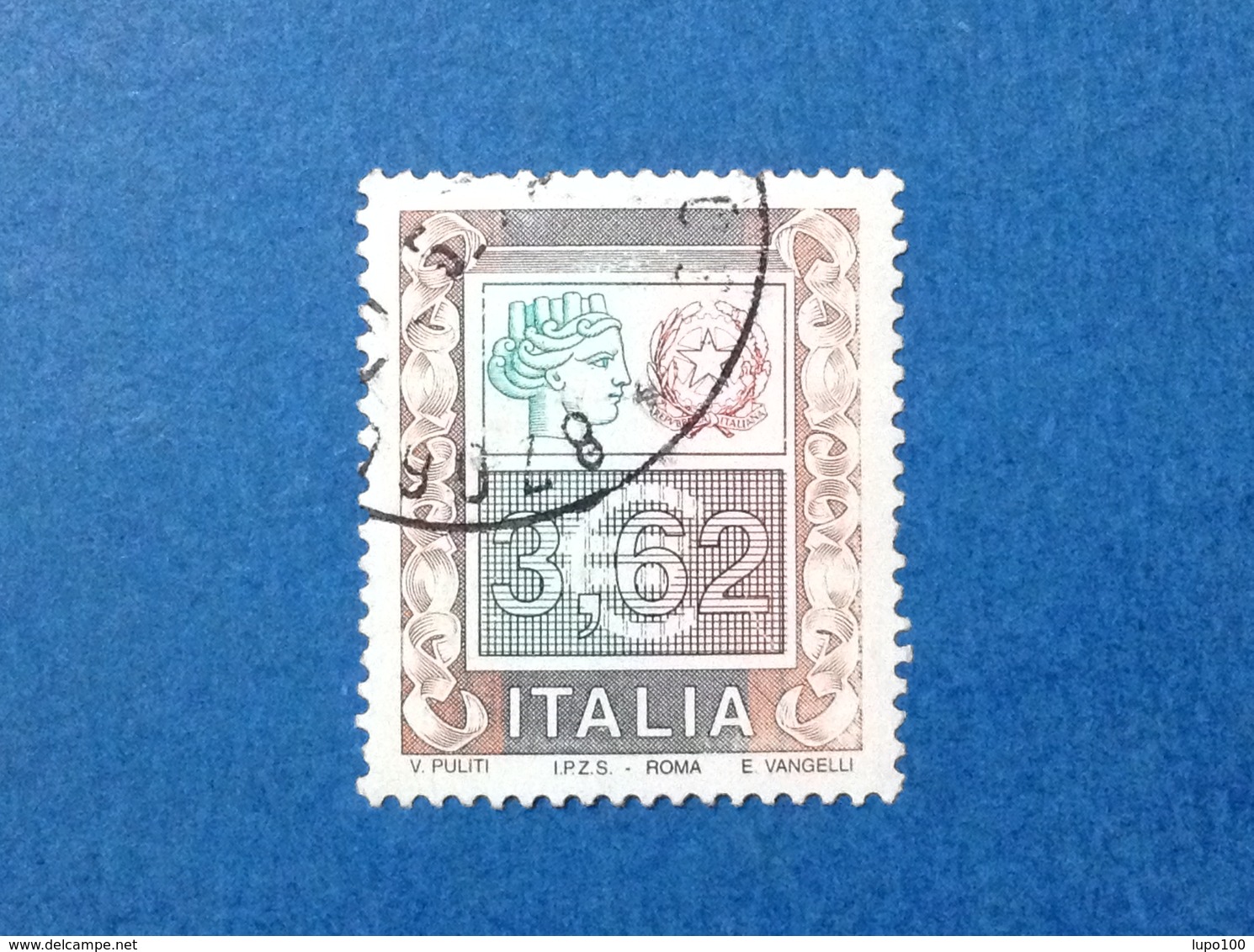 2002 ITALIA FRANCOBOLLO USATO ITALY STAMP USED ALTI VALORI ALTO VALORE 3,62 - 2001-10: Usati