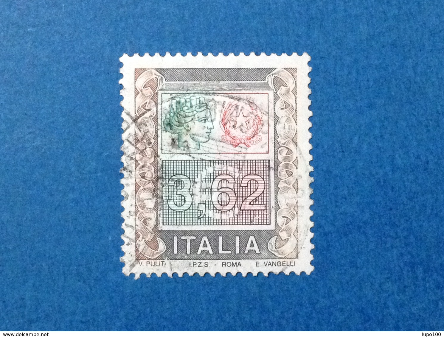 2002 ITALIA FRANCOBOLLO USATO ITALY STAMP USED ALTI VALORI ALTO VALORE 3,62 - 2001-10: Usati