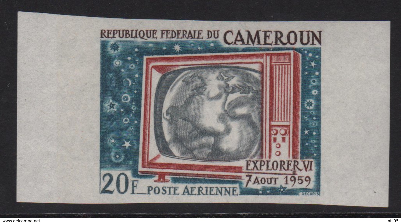 Cameroun - PA N°110 Non Dentele ** - Telecommunication Par Satellite - Cameroun (1960-...)