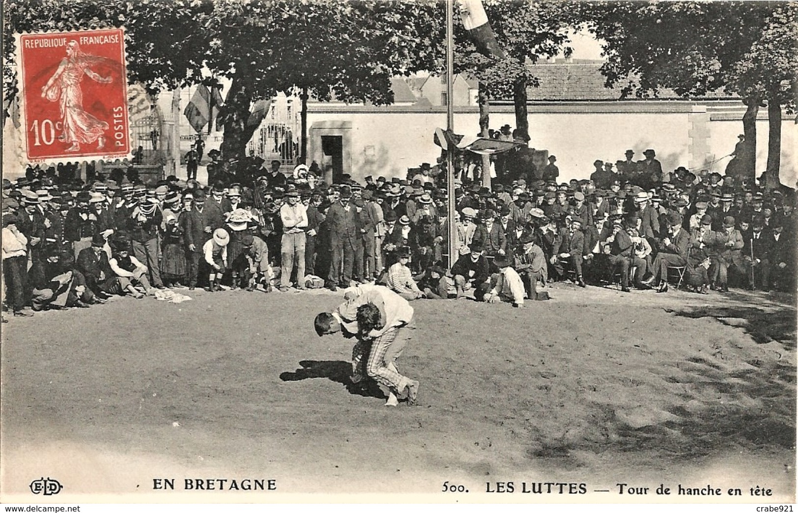 29 En Bretagne LES LUTTES Tour De Hanche En Tête  Trés Bon état Trés Belle Animation - Autres & Non Classés