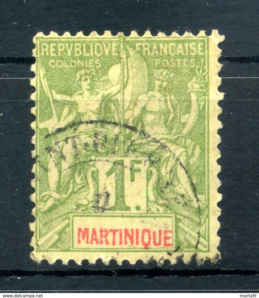 1892 MARTINICA Martinique N.43 USATO - Usati