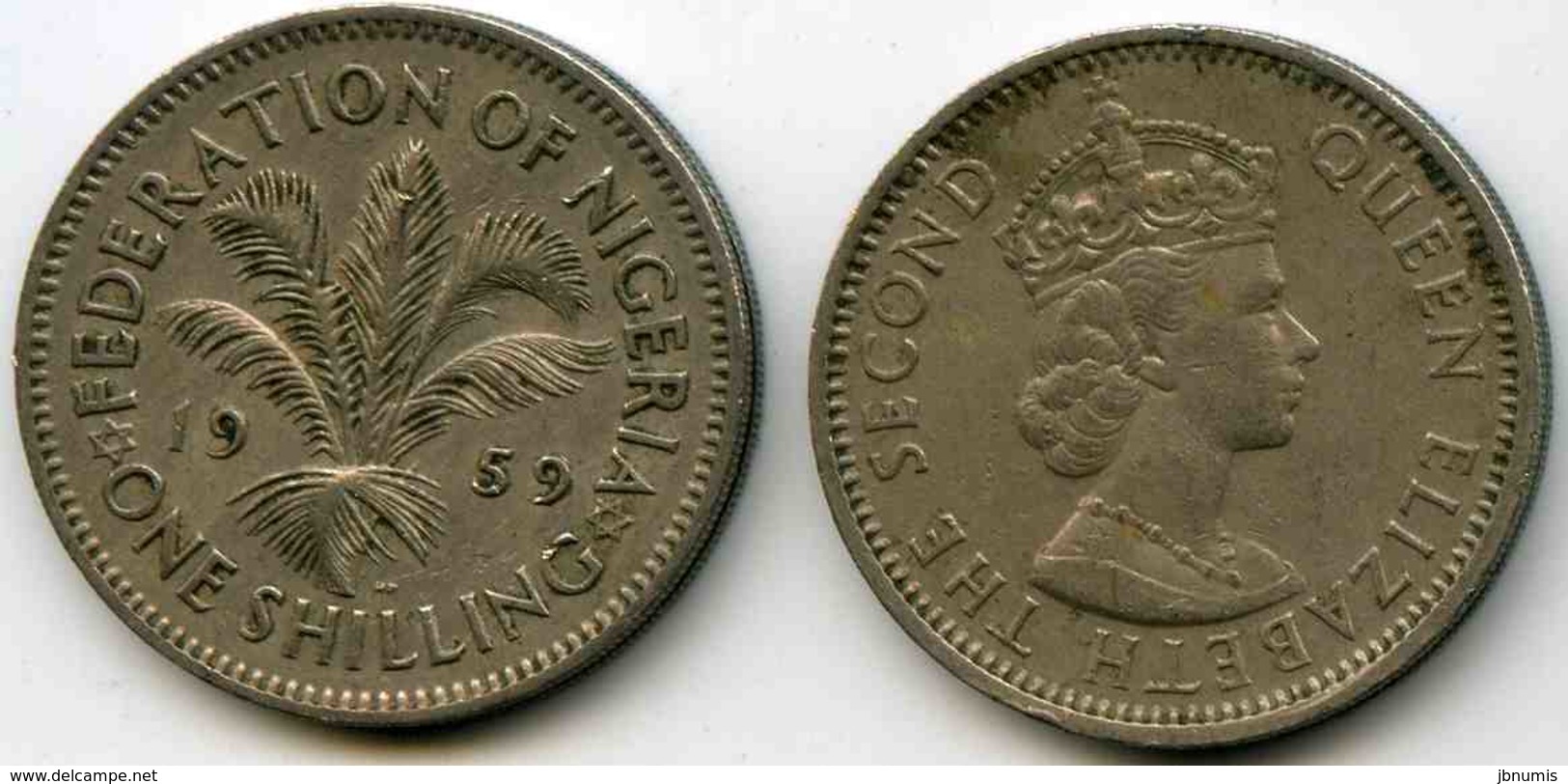 Nigeria 1 Shilling 1959 KM 5 - Nigeria