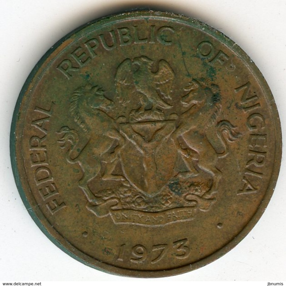 Nigeria 1 Kobo 1973 KM 8.1 - Nigeria