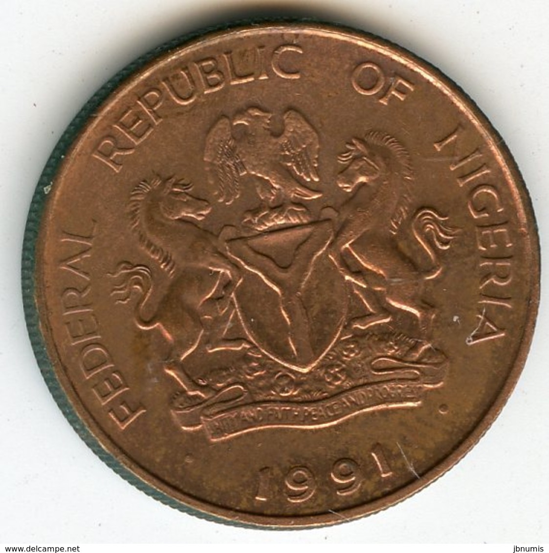 Nigeria 25 Kobo 1991 UNC KM 11a - Nigeria