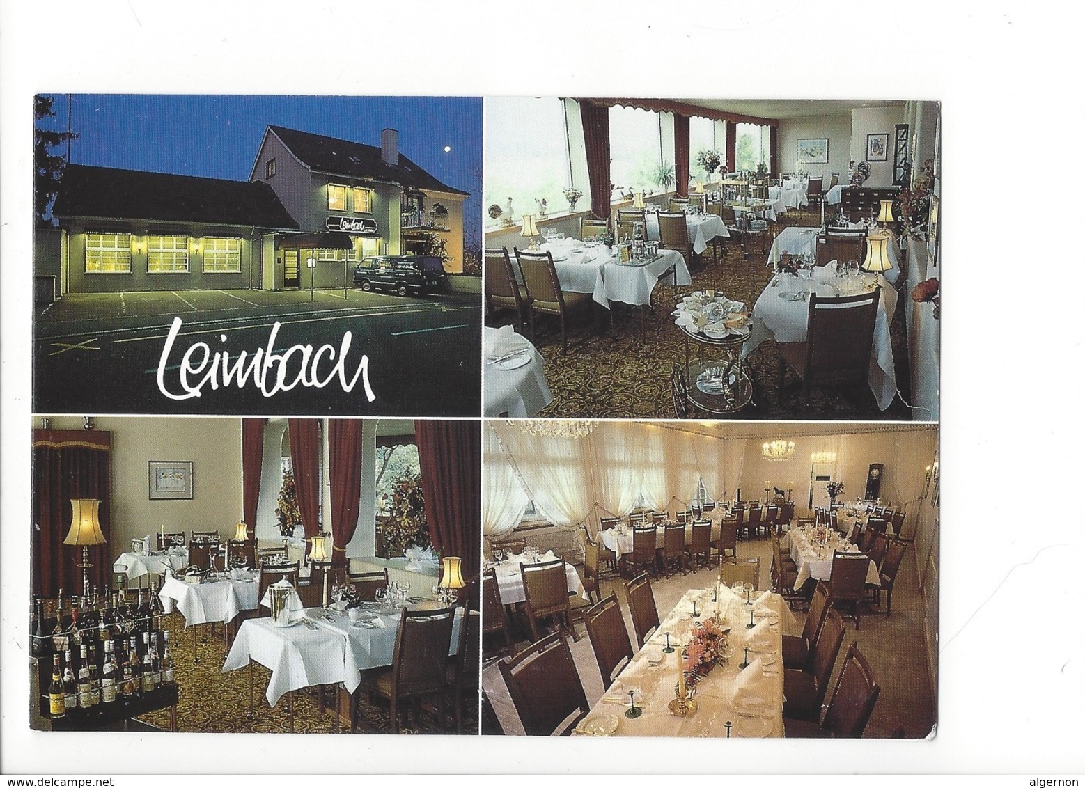 24439 -  Binningen Restaurant Leimbach Im Holee Carte Double T (format 10X15) - Binningen