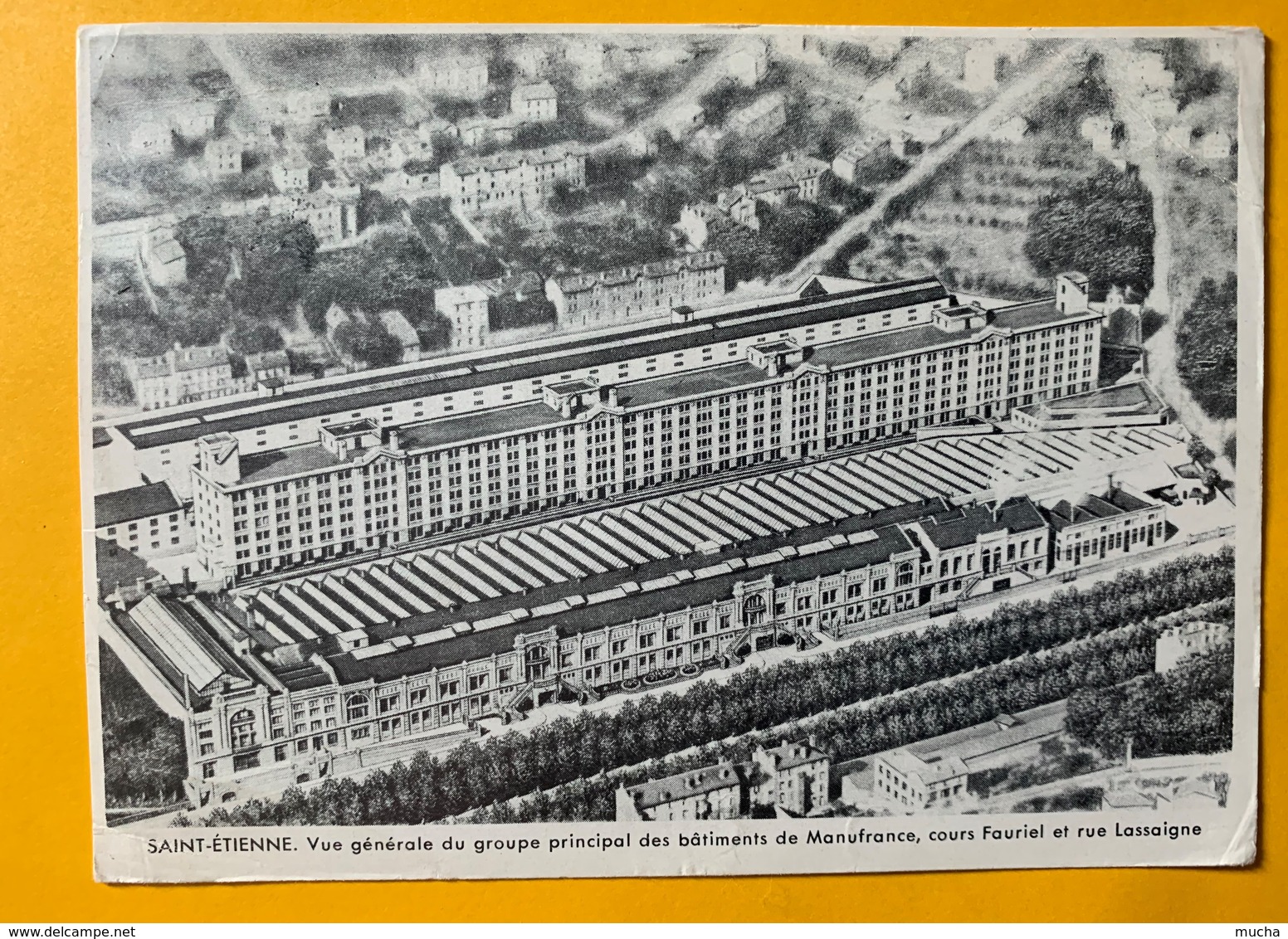 12095 -  Saint-Etienne Vue Des Bâtiments De Manufrance, Carte De La Maison De Marseille - Publicité