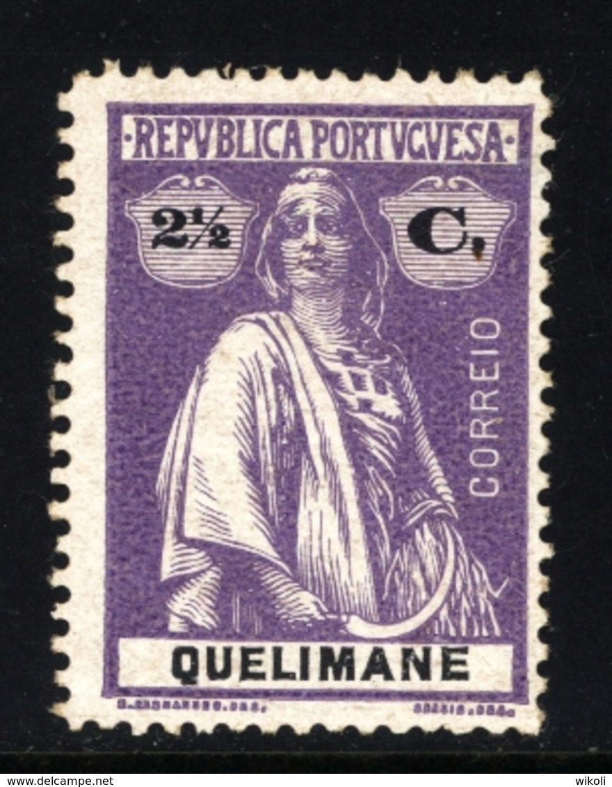 ! ! Quelimane - 1914 Ceres 2 1/2 C - Af. 30 - MH - Quelimane