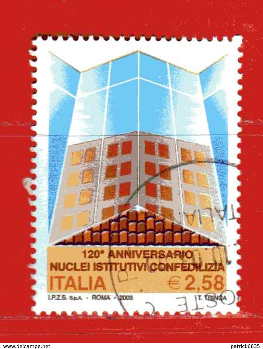 Italia ° - Anno 2003 - Unif. 2751 -  CONFEDILIZIA,  Con Gomma.  LUSSO - 2001-10: Usati