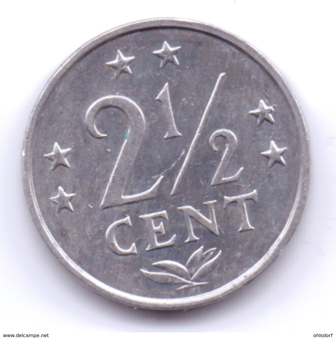 NETHERLAND ANTILLAS 1980: 2 1/2 Cents, KM 9a - Antille Olandesi