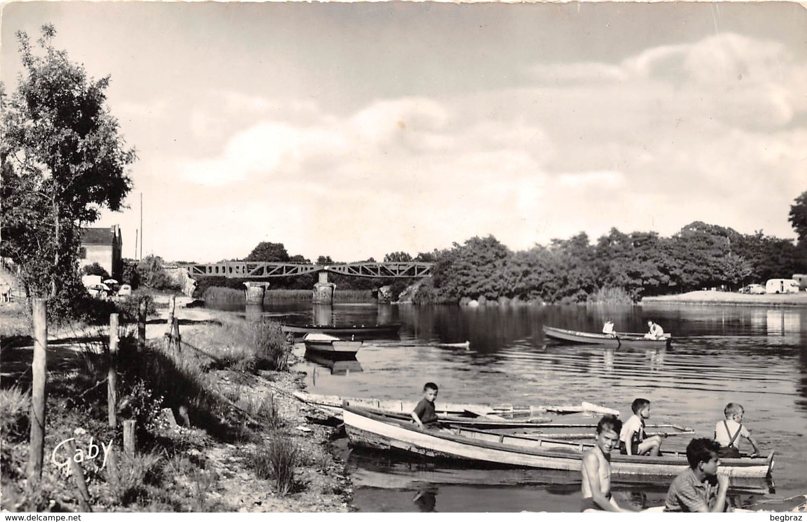 GUENROUET     PONT DE ST CLAIR SUR LE CANAL   ENFANTS - Guenrouet