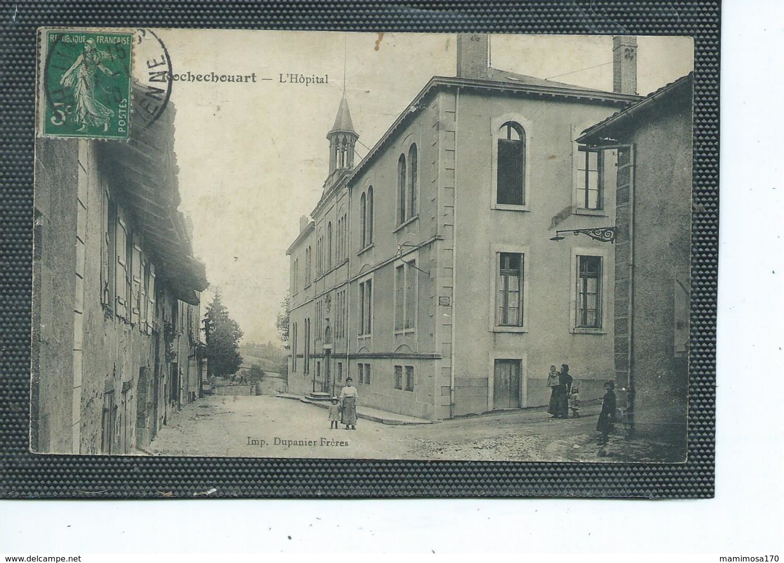 87-ROCHECHOUART-Une Vue Animée De L'Hopital - Rochechouart