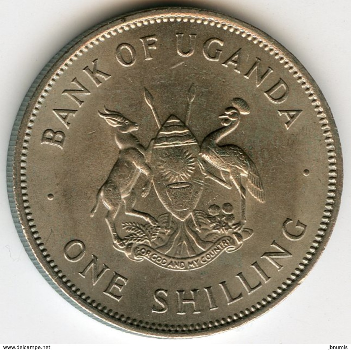 Ouganda Uganda 1 Shilling 1966 UNC KM 5 - Ouganda