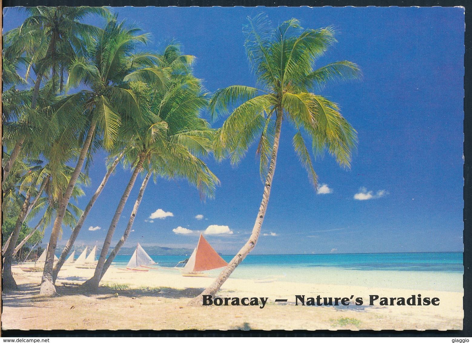 °°° 20520 - PHILIPPINES - BORACAY - NATURE'S PARADISE - 1990 With Stamps °°° - Philippines