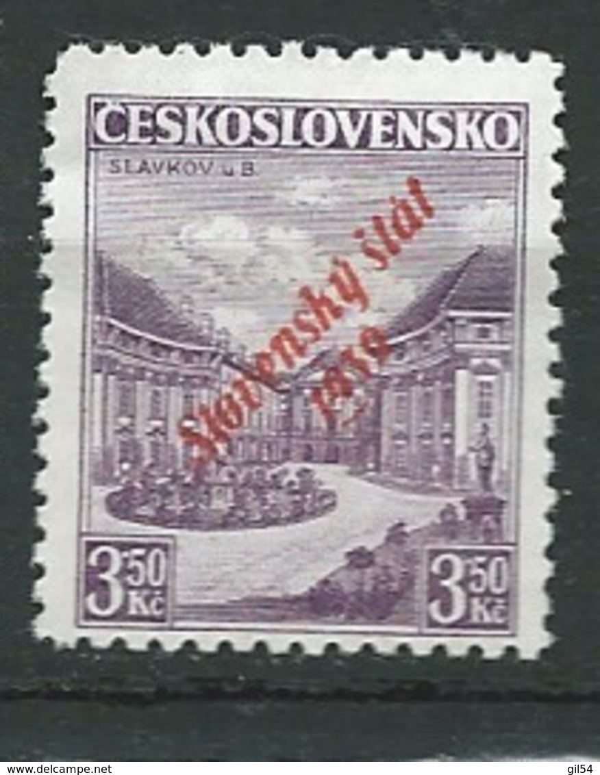 Slovaquie    Yvert N° 18 (*)    -  Aab 26925 - Unused Stamps