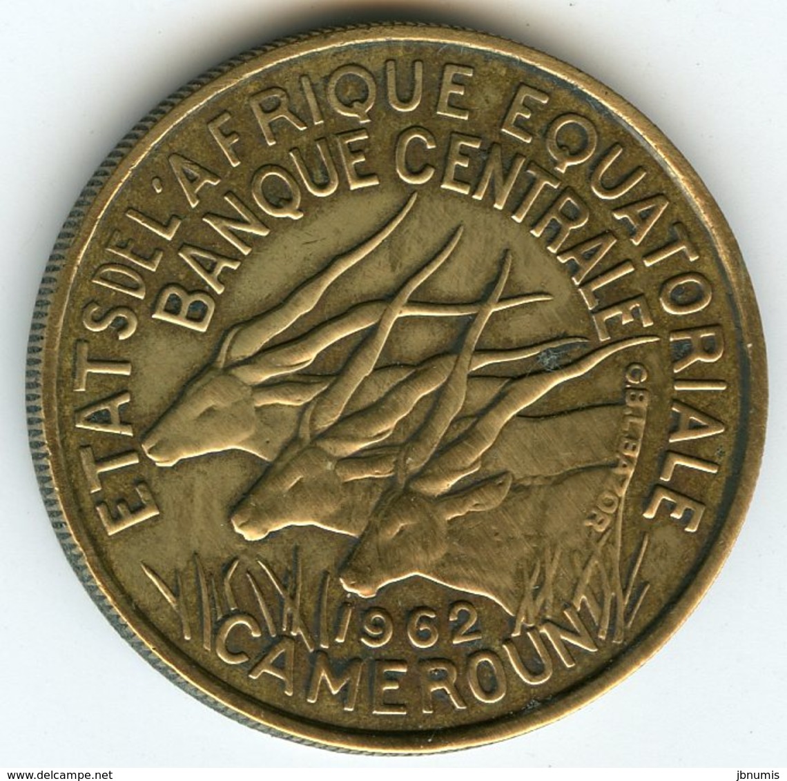 Cameroun Cameroon Equatorial 25 Francs 1962 KM 12 - Cameroun