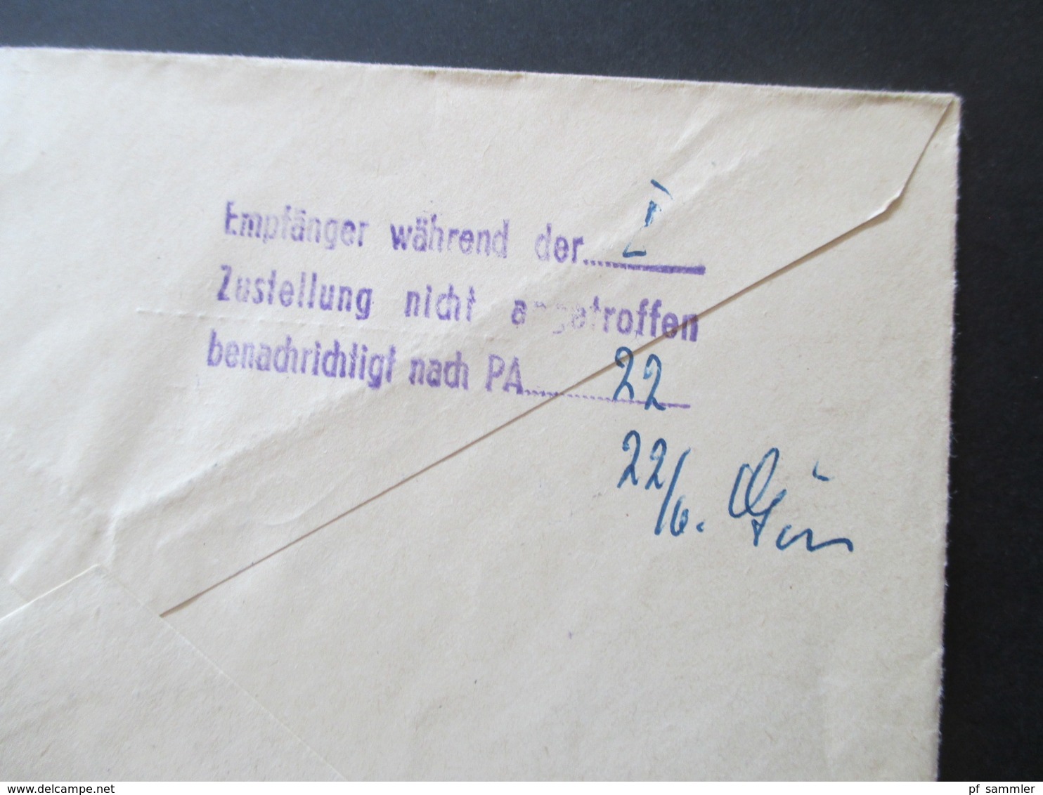 Österreich 1962 MiF Einschreiben Wien 62 - Hamburg Realitäten Verkehrskanzlei Rücks. Stempel Empfänger Nicht Angetroffen - Brieven En Documenten