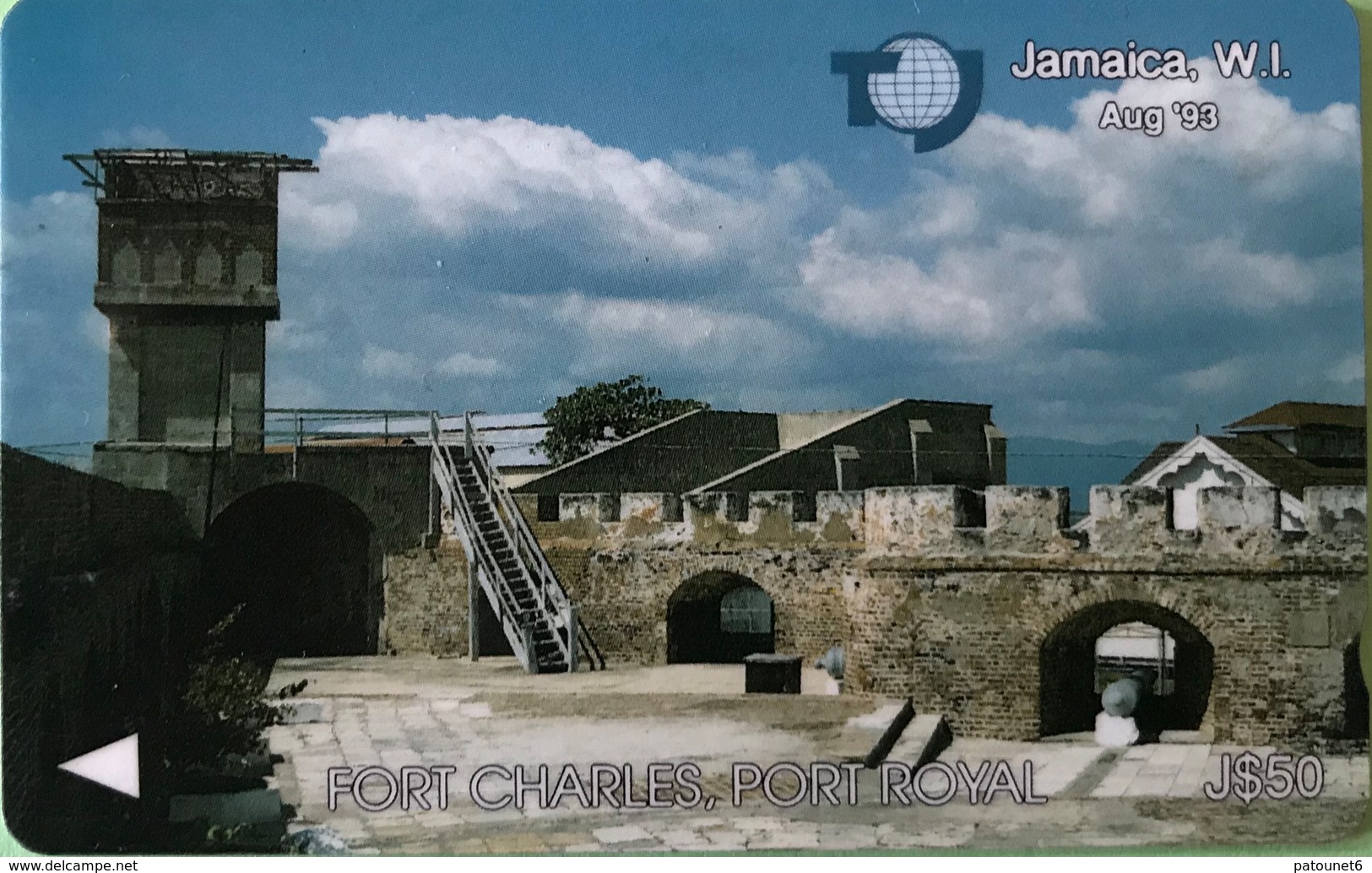 JAMAÏQUE  -  Phonecard  -  Fort Charles, Port Royal  -  J $ 50 - Jamaïque