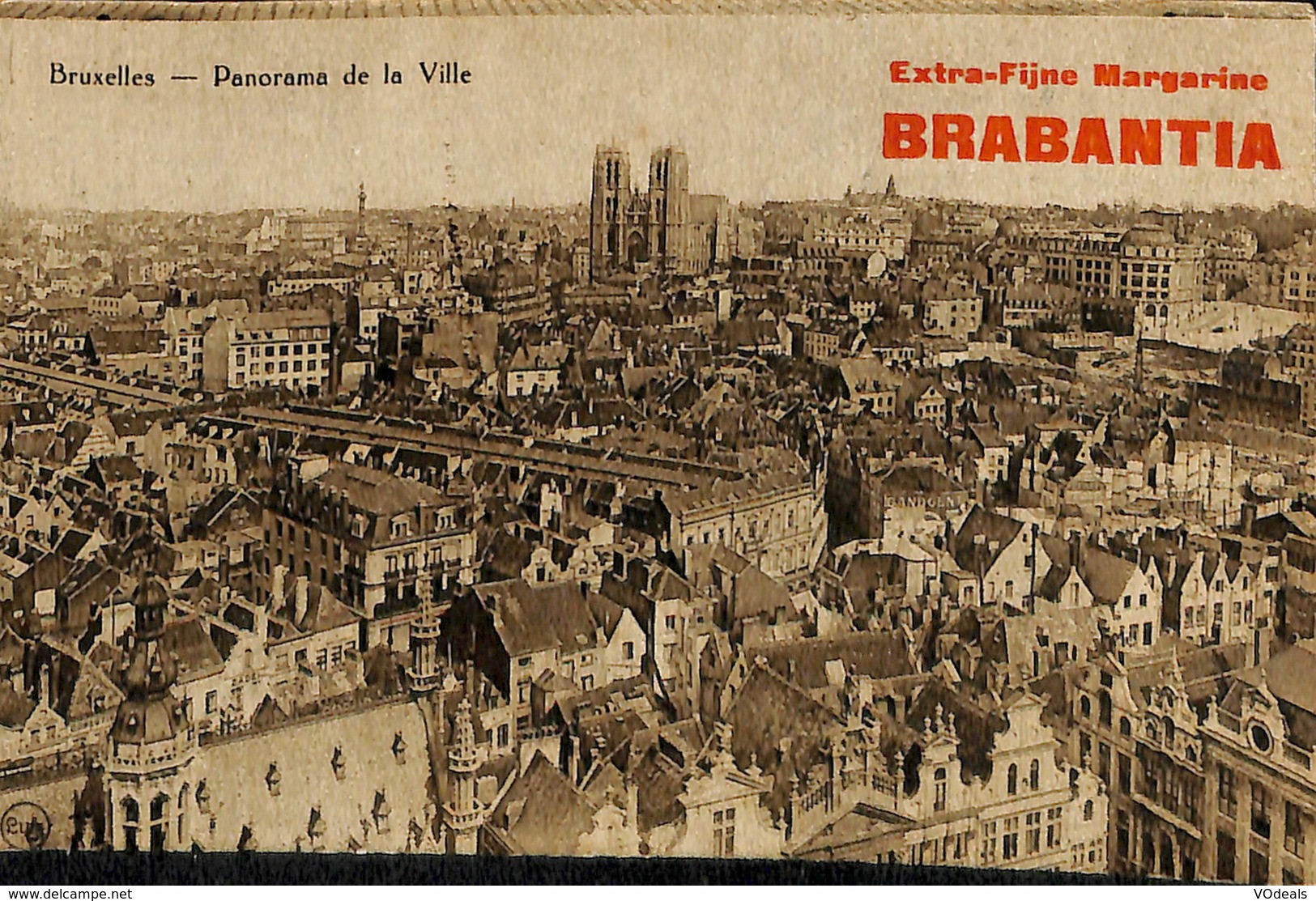 025 391 - CPA - Belgique - Bruxelles - Panorama De La Ville - Panoramische Zichten, Meerdere Zichten