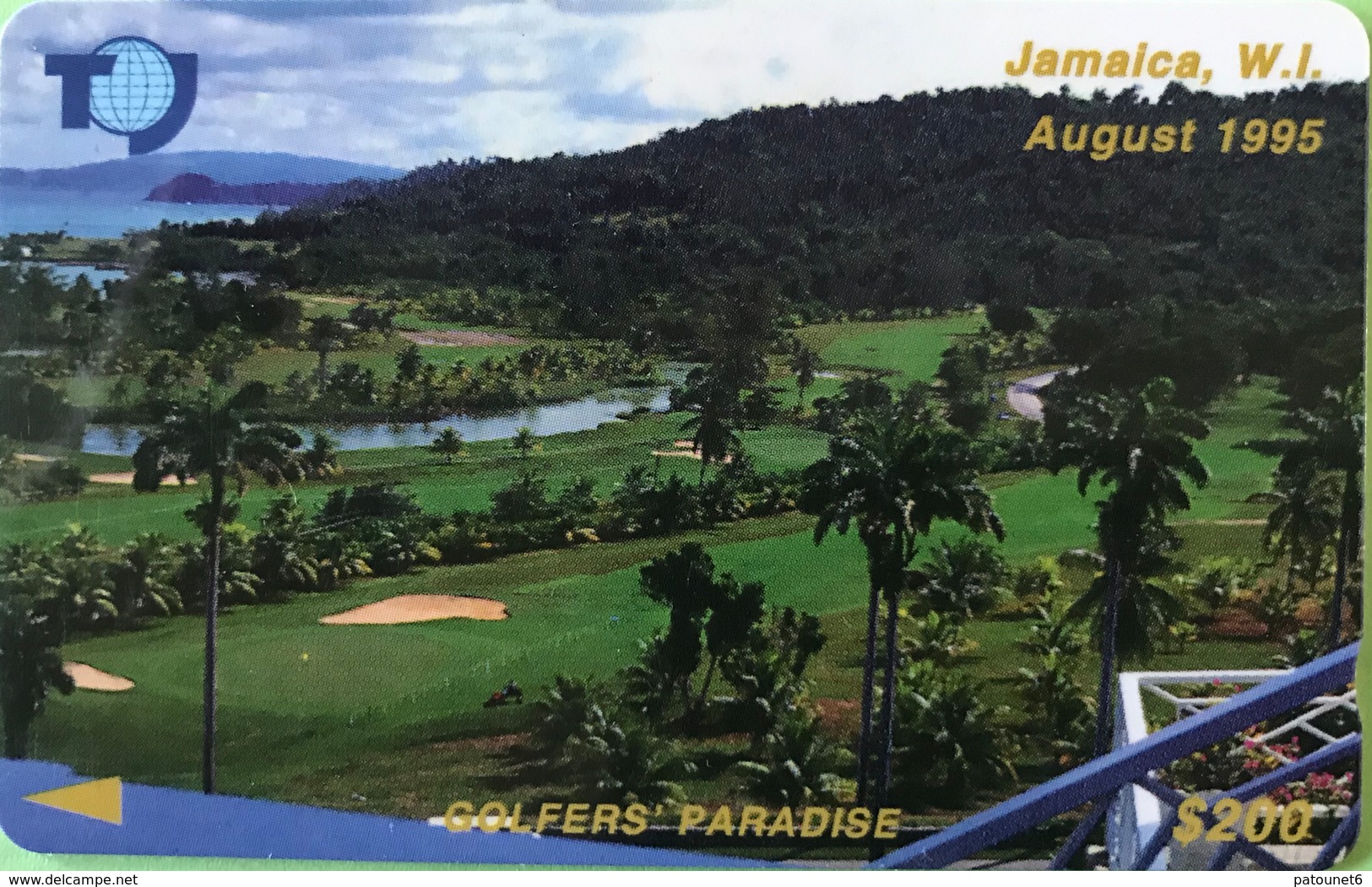 JAMAÏQUE  -  Phonecard  - Golfers Paradise  -  $ 200 - Jamaica